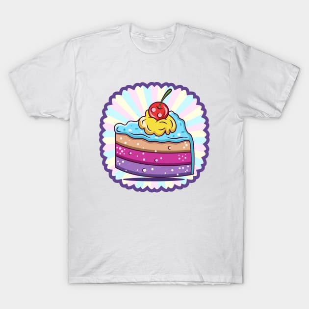 Pastry Cake T-Shirt by IsmaSaleem